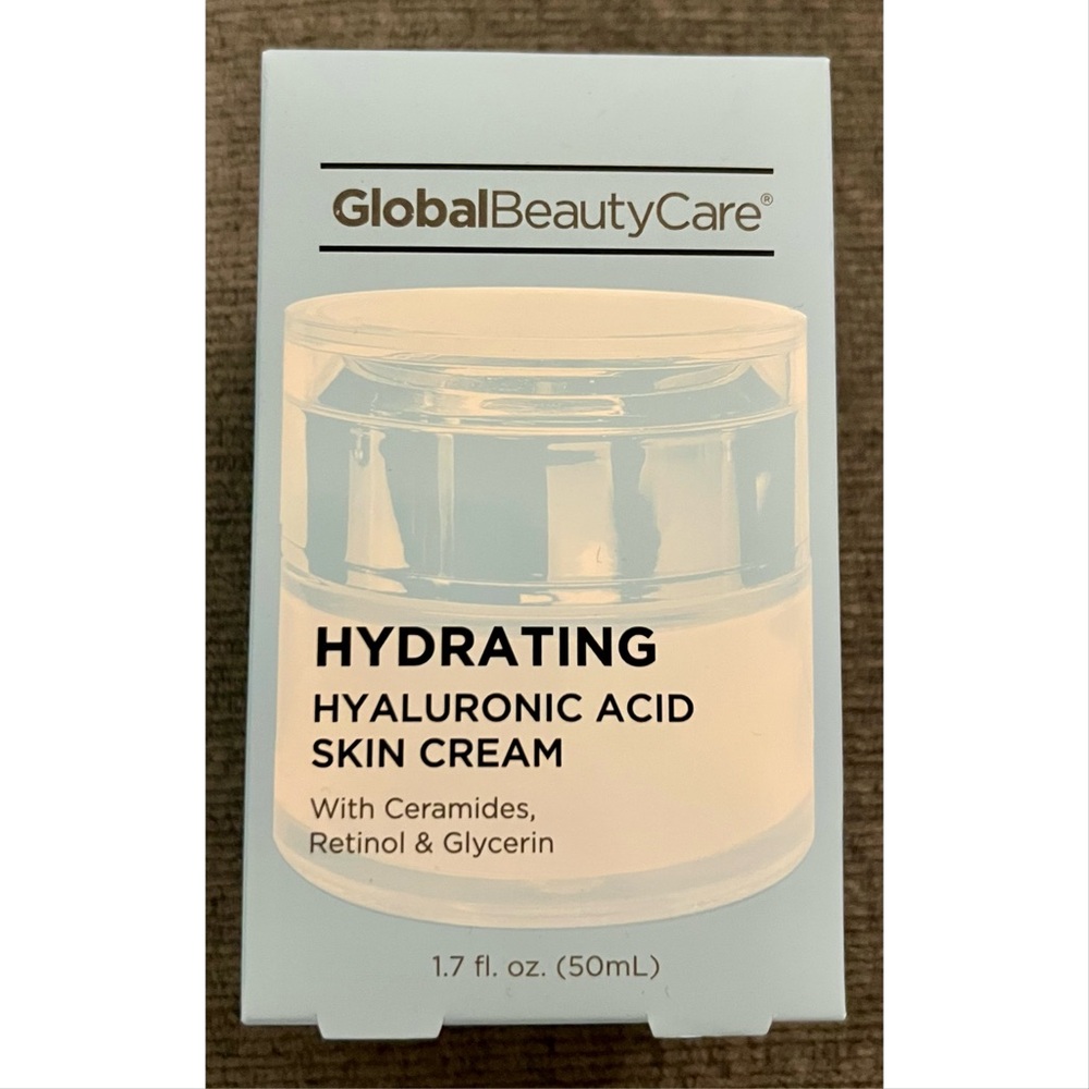 NWT GlobalBeautyCare Hydrating Hyaluronic Acid Skin Cream